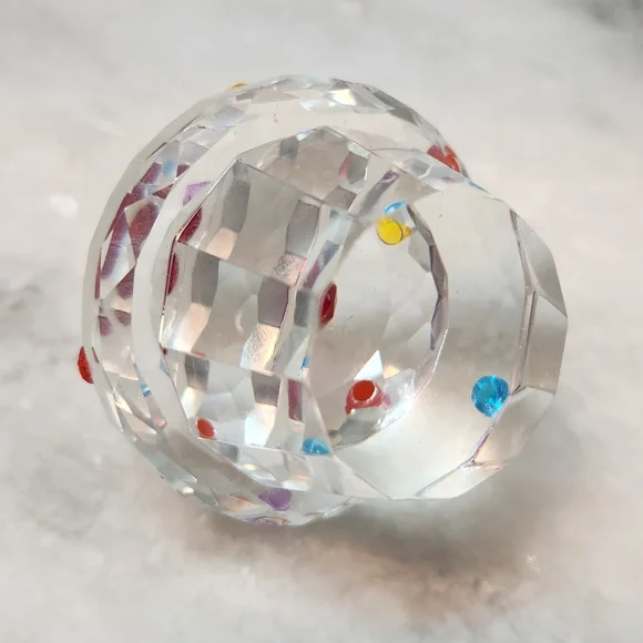 Art Glass Cupcake With Sprinkles - Paperweight - Picture 4 of 5